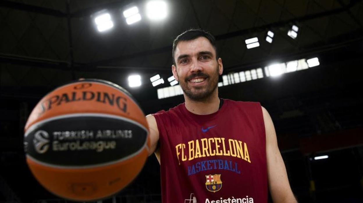 Oriola posa para ABC durante la entrevista previa a la Final Four