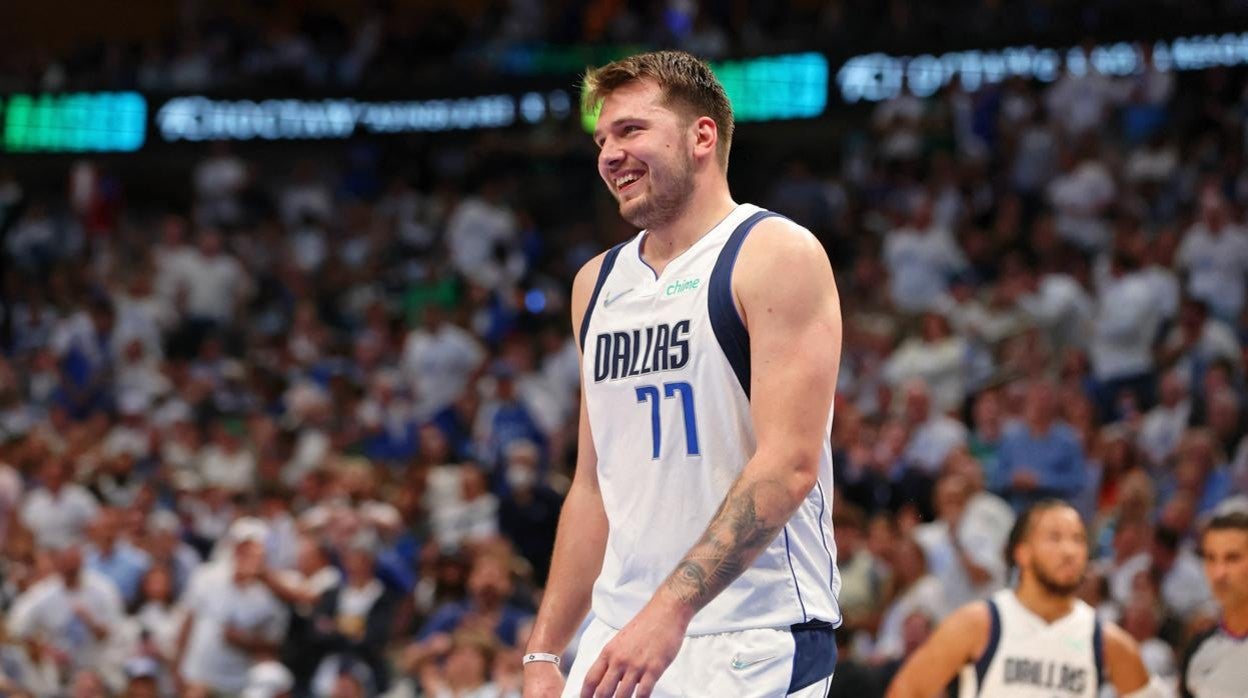 Luka Doncic, en la victoria de su equipo ante Golden State Warriors