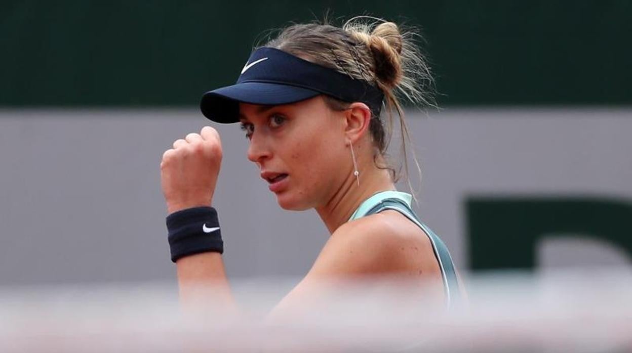 Badosa, durante el encuentro de segunda ronda de Roland Garros en Roland Garros