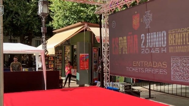 La selección española ubica su Fan Zone en Plaza Nueva antes del debut contra Portugal