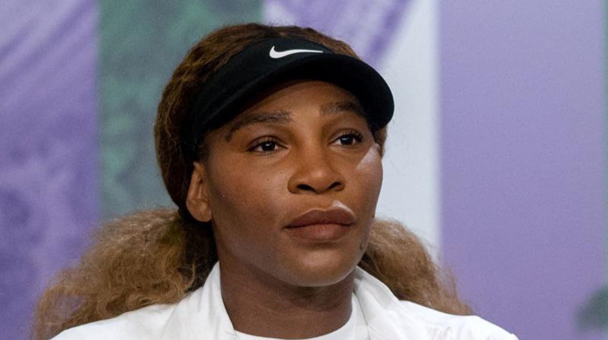 Serena Williams en una conferencia del año pasado
