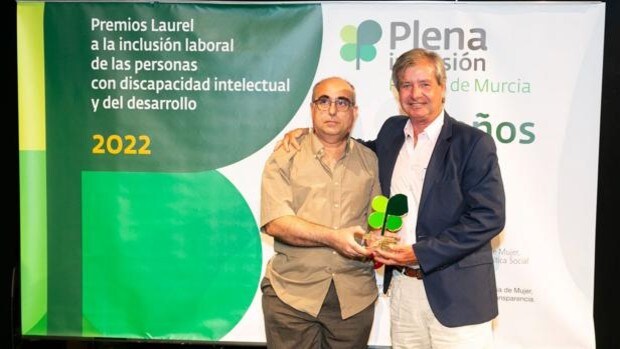 Petete Rubio recibió el Premio Laurel en la Categoría de Apoyo a un Centro Especial, a propuesta de Astus