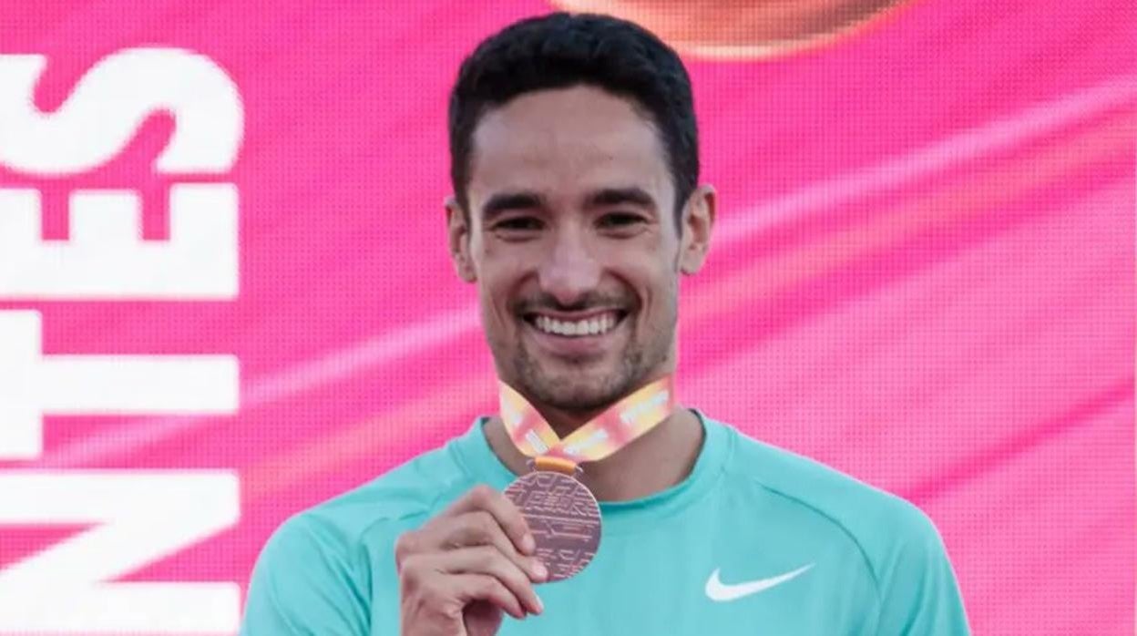 Ignacio Fontes (izquierda), en los campeonatos de España celebrados en Málaga