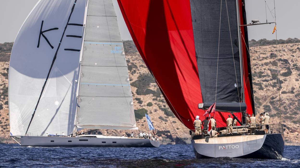 La flota al completo de la Superyacht Cup Palma