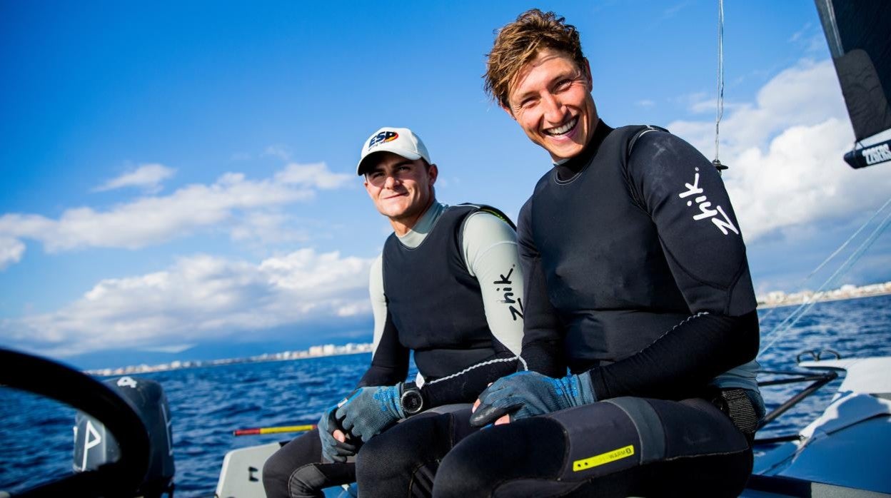 Diego Botín y Florian Trittel, campeones de Europa de 49er