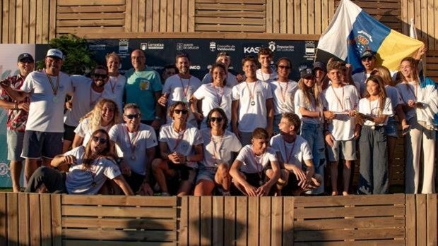 Canarias, campeón de España de surf por autonomías