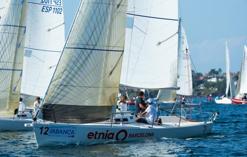 Comienza en la ría de Vigo el Campeonato de España de J80