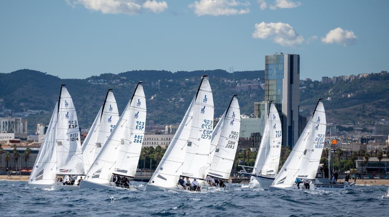 «Can Marlés» se impuso en el primer acto de las Barcelona Winter Series de J70