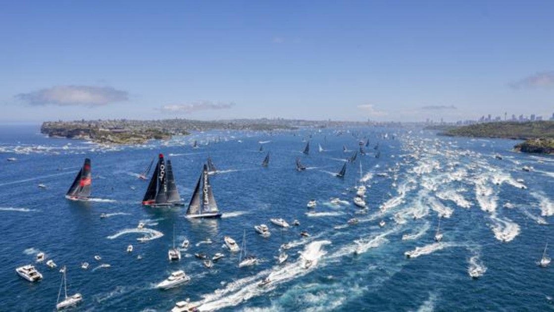 Comienzo a ritmo de récord de la Rolex Sydney-Hobart