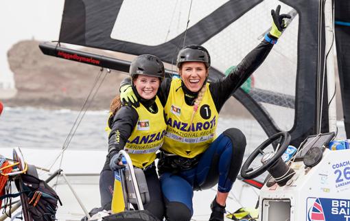 Jordi Xammar y Nora Brugman, campeones de la Lanzarote International Regatta