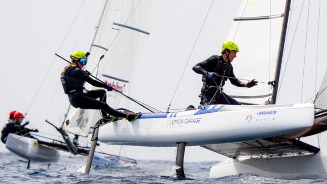 Los catamaranes y el windsurf entran en juego en la Lanzarote International Regatta