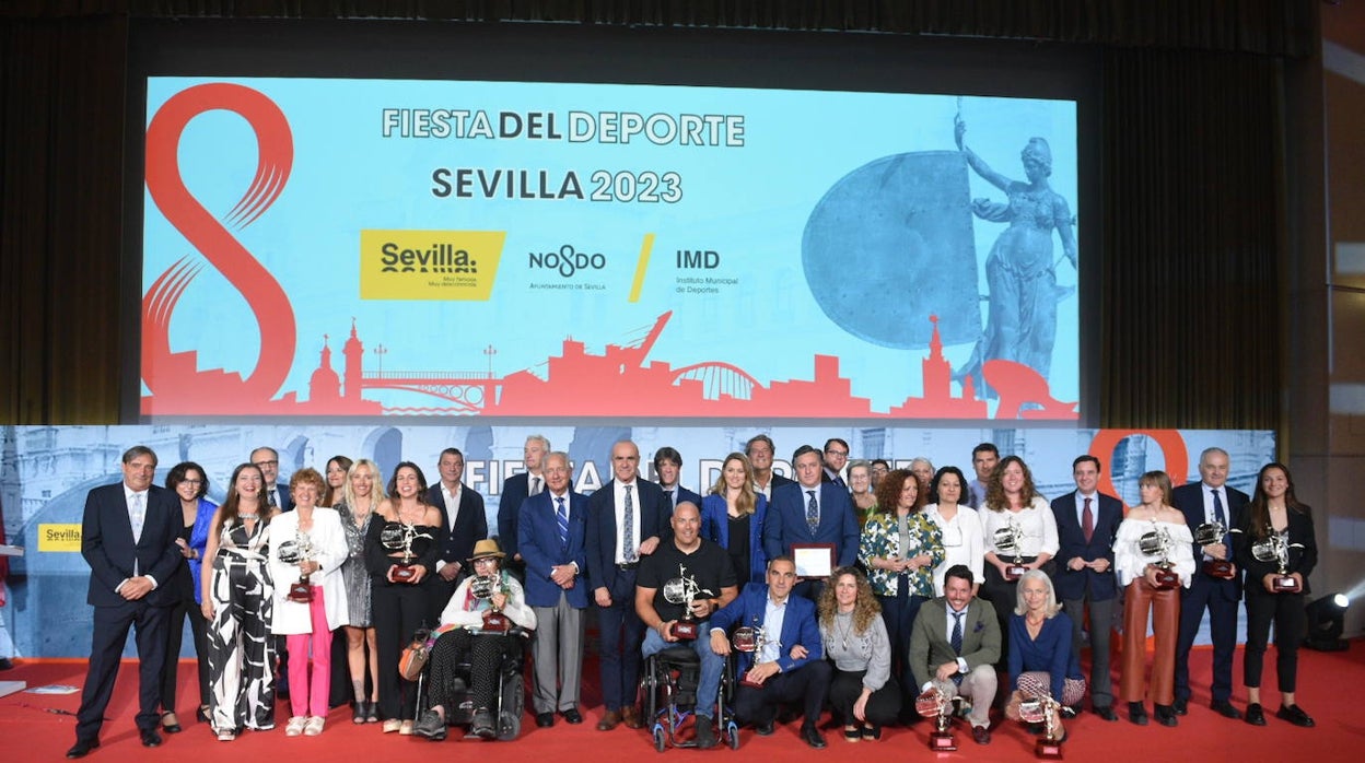 Todos los premiados en la Fiesta del Deporte de Sevilla 2023