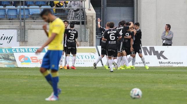 Un Cádiz CF irreconocible para el vestuario