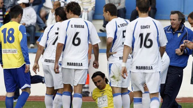 Una única derrota del Cádiz CF en el Municipal de Marbella