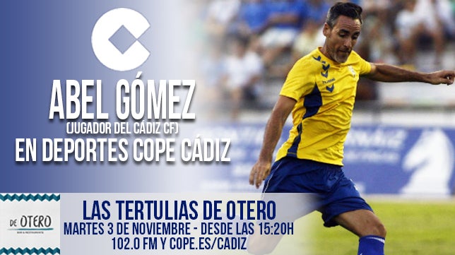 Abel Gómez, protagonista mañana en las tertulias de Deportes COPE Cádiz