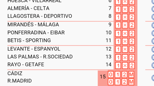 El Cádiz CF entra en la quiniela como el &#039;Pleno al 15&#039;