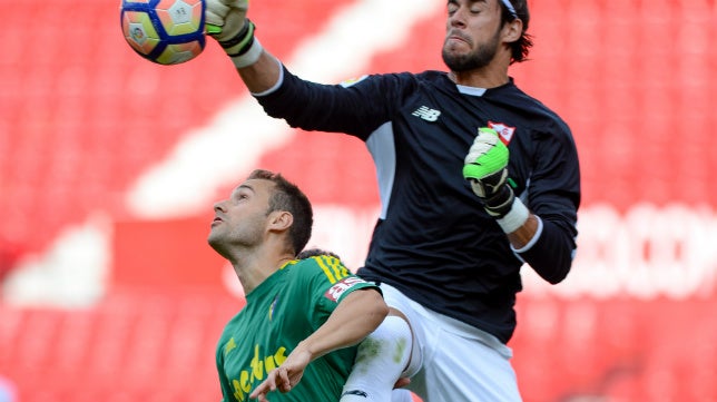 La pizarra del Sevilla Atlético-Cádiz CF