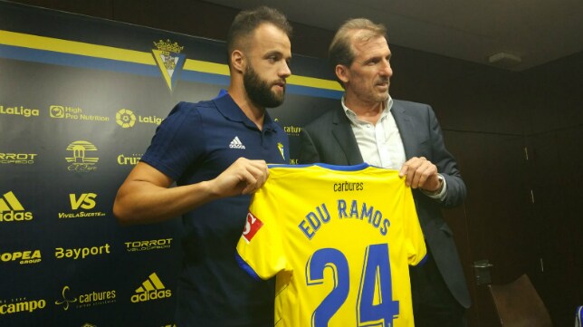 Edu Ramos: «Al Cádiz CF no se le puede decir que no»