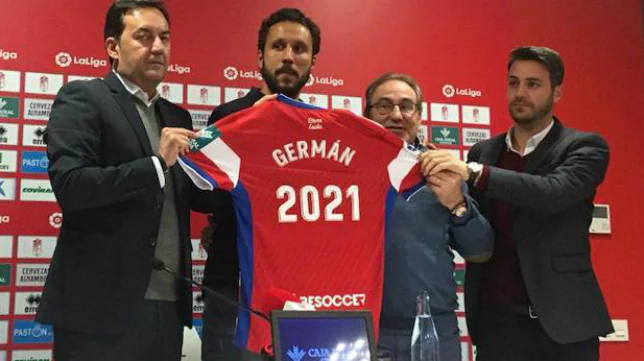 Germán renueva con el Granada hasta el 30 de junio de 2021