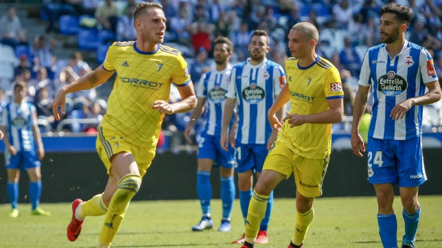 La pizarra del Deportivo 1-1 Cádiz CF