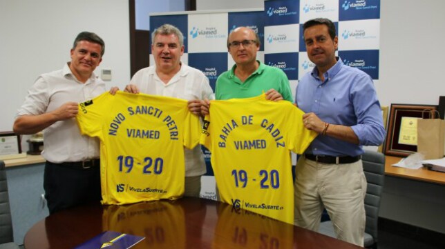 El Cádiz CF y Viamed renuevan su acuerdo