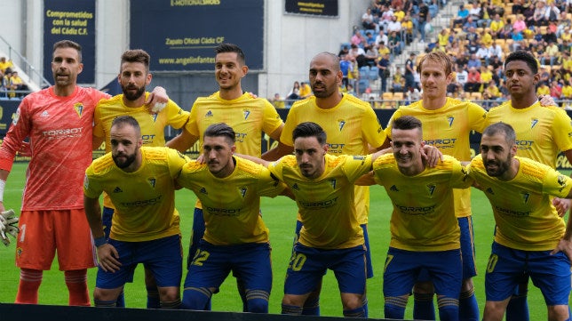 La alineación del Cádiz CF en Tenerife, por los lectores de Canal Amarillo