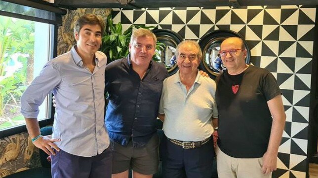 Los presidentes de Cádiz CF, Sevilla FC y Real Betis coinciden en Zahara de los Atunes