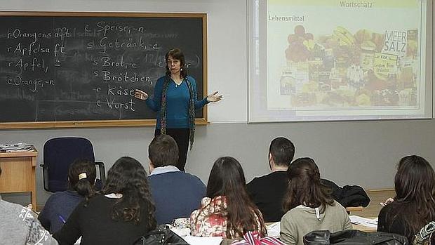 Una clase de alemán