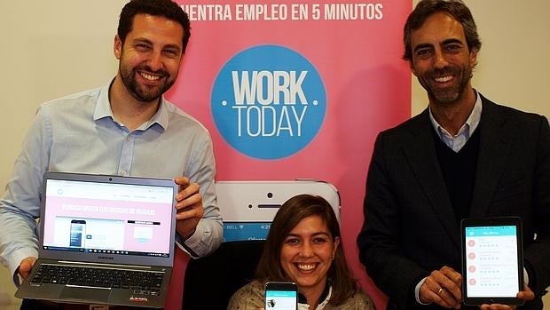 El equipo de la aplicación Worktoday