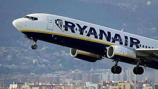 Un avión de Ryanair