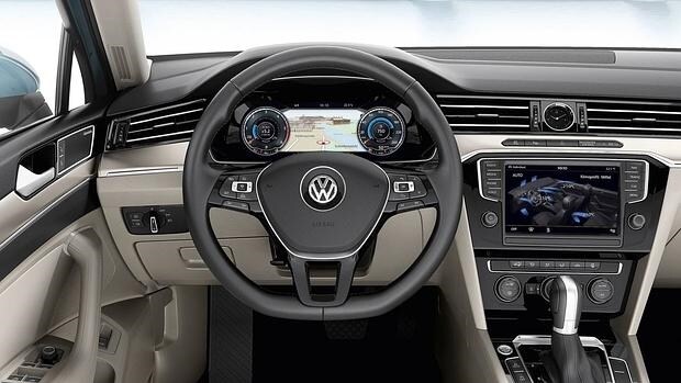 Interior de un coche Volkswagen