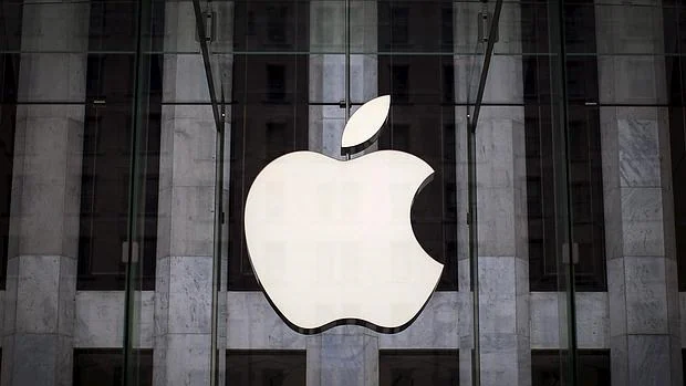 Logo de Apple en Nueva York