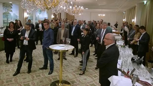 Salón del hotel donde se celebró este encuentro de jamones del mundo