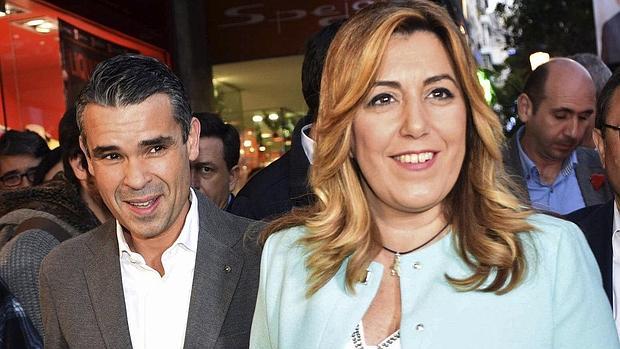 El alcalde de Marbella, José Bernal, junto a la socialista Susana Díaz, en una imagen de archivo