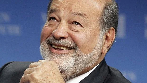 Carlos Slim, uno de los hombres más ricos del mundo según Forbes, y máximo accionista de FCC y Realia