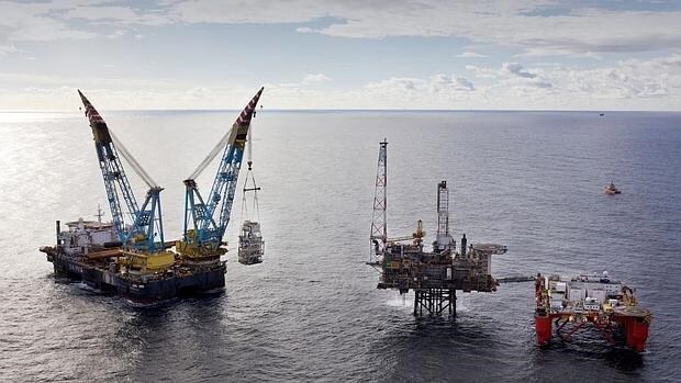 Yacimientos de BP en el Mar del Norte