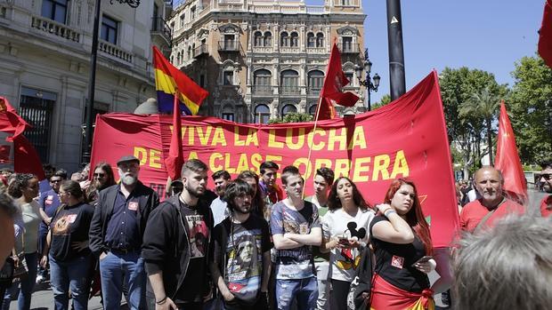 Los sindicatos salen a la calle en un Primero de Mayo sin incidentes en Andalucía