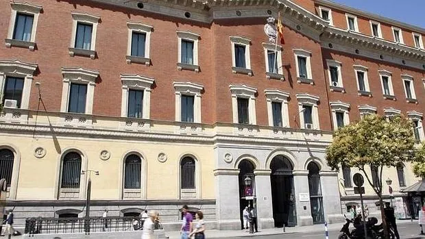 Fachada del Tribunal de Cuentas en Madrid