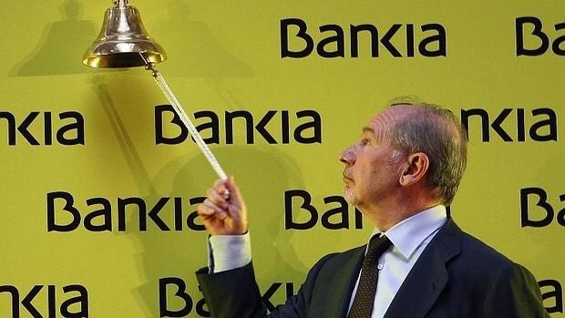 Imagen de la salida a Bolsa de Bankia en julio de 2011