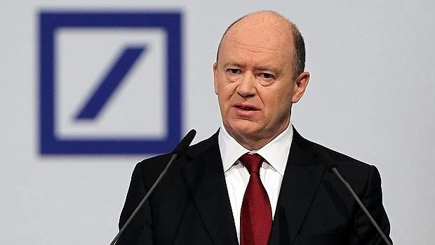 El presidente del Deutsche Bank, John Cryan, durante la junta de accionistas