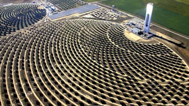 Planta solar de Abengoa en la provincia de Sevilla