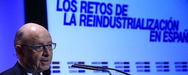 El ministro de Hacienda en funciones, Cristóbal Montoro