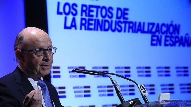 El ministro de Hacienda en funciones, Cristóbal Montoro