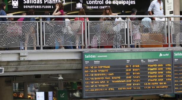 La estación de Atocha durante las últimas jornadas de paro
