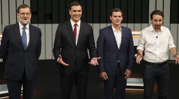 Debate de los cuatro principales candidatos