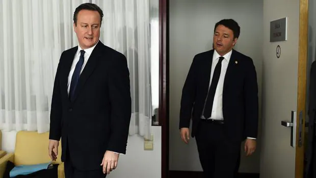 Cameron y Renzi, en una reciente cumbre en Bruselas