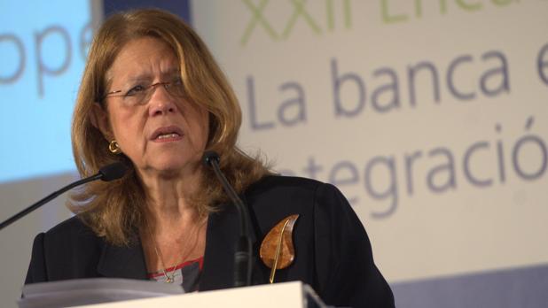 Elvira Rodríguez, presidenta de la CNMV, en un reciente foro
