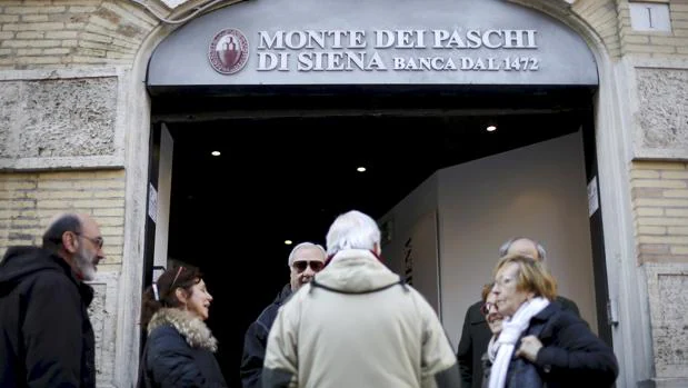 Las acciones del Monte dei Paschi di Siena se han hundido este lunes casi un 14%