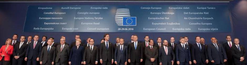 Reunión de los líderes europeos