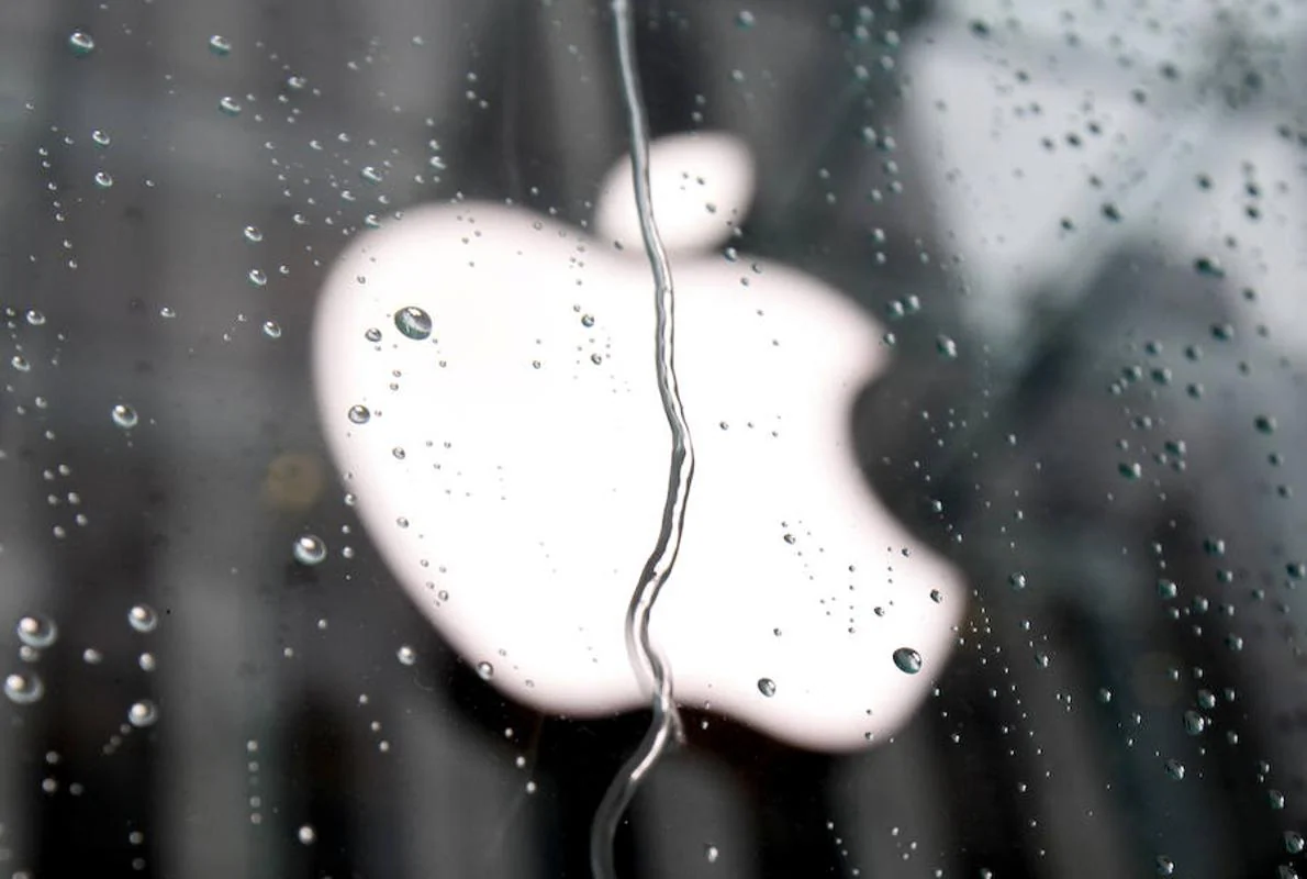 La manzana característica del logo de Apple